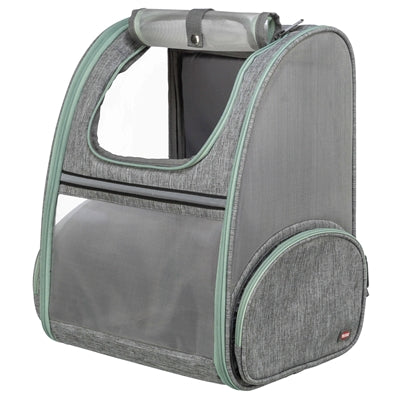 Trixie dog bag backpack chloe light gray