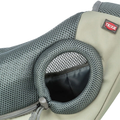 Trixie dog bag belly carrier light green