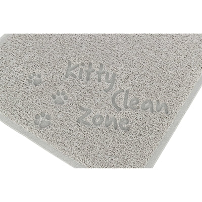 Trixie cat litter mat PVC light gray