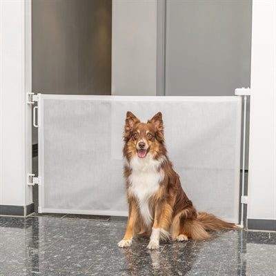 Trixie closing gate roll-out gate white