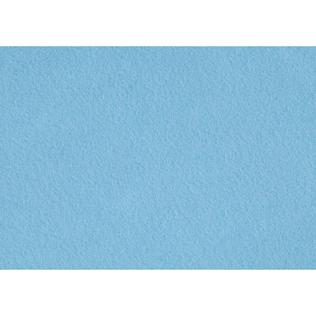 Hobby Felt Light Blue A4, 10 Sheets