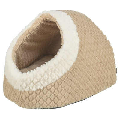 Trixie kattenmand iglo kaline mio lichtbruin creme