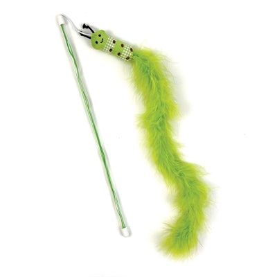 Happy pet tabby patch kattenhengel rups groen