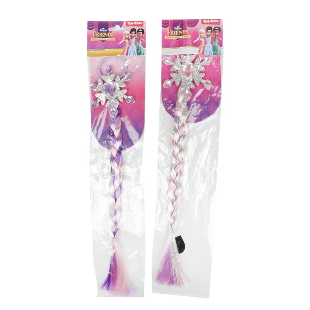Toi-toys barátok Haarvlecht to elasztikus