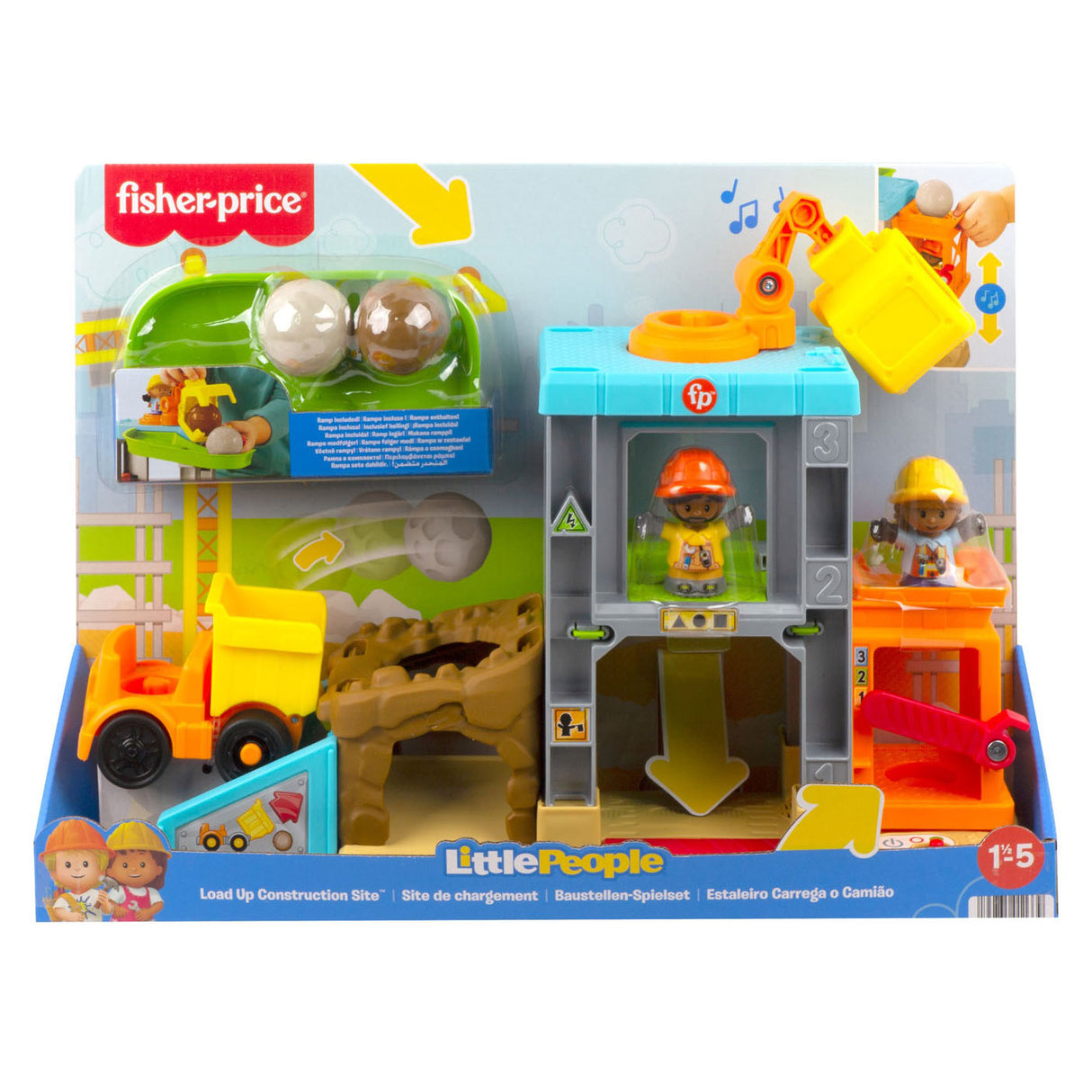 Fisher Price Little People Learning Loading Construction Site