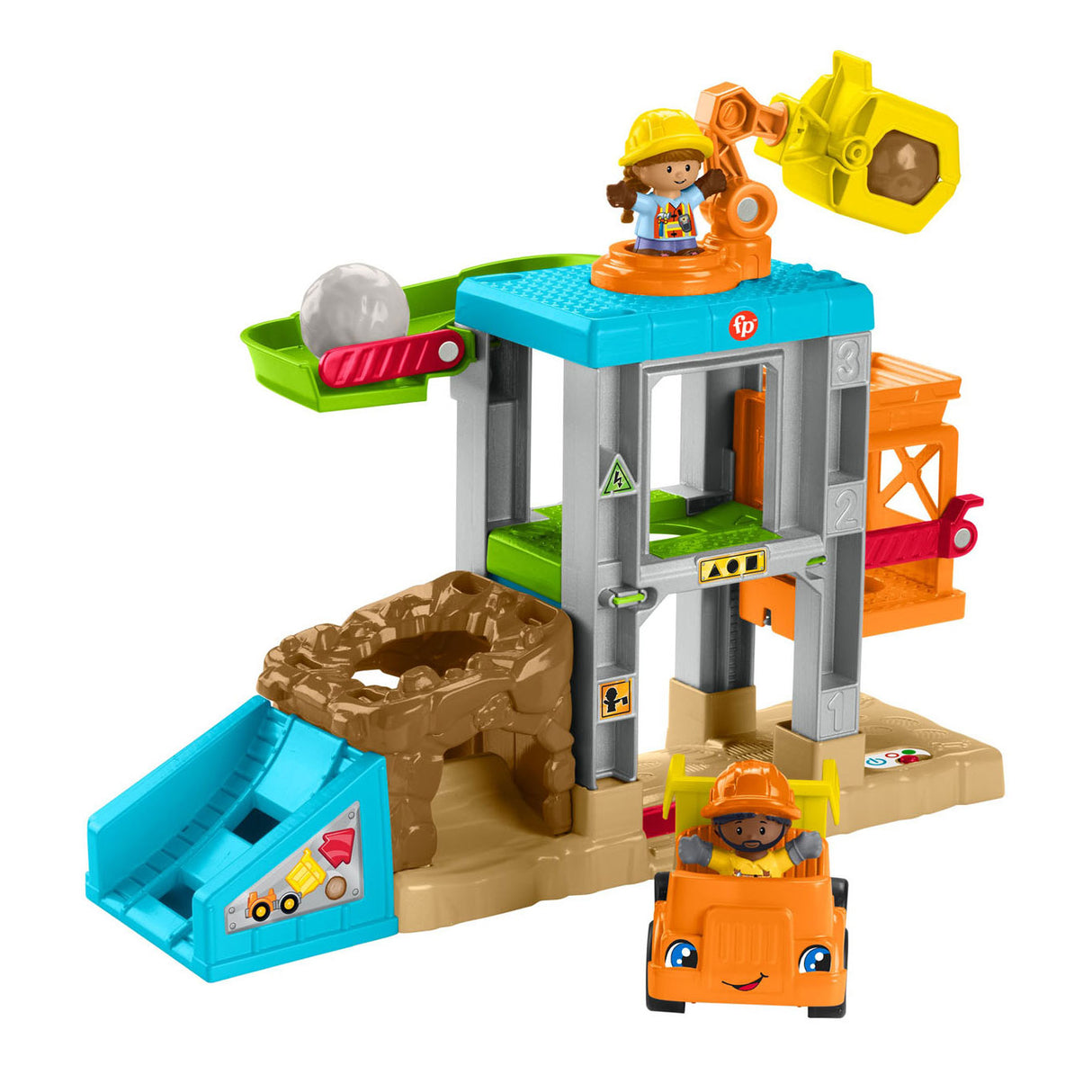 Fisher Price Little People Learning Loading Construction Site