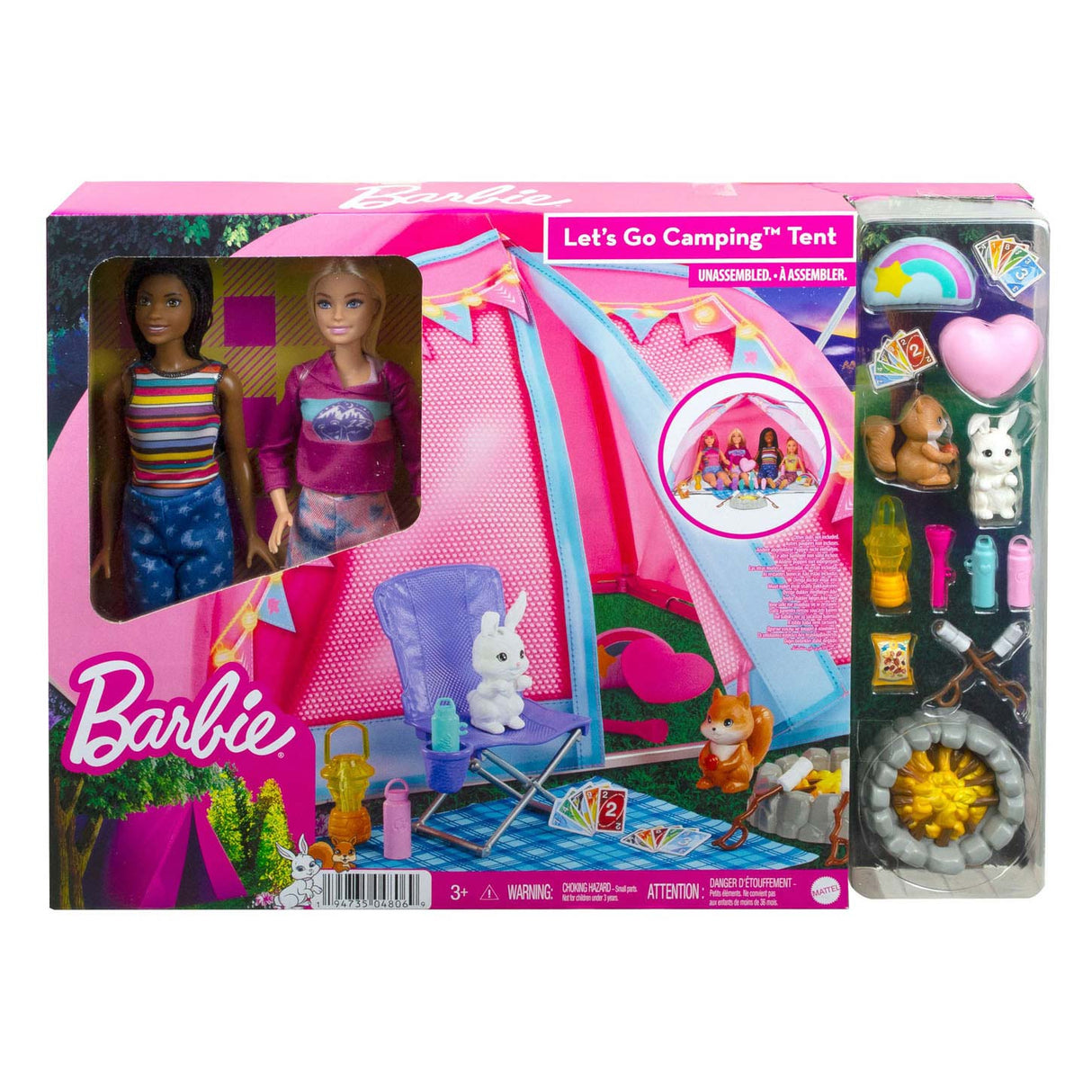 Mattel Let's Go Camping Tent Playset