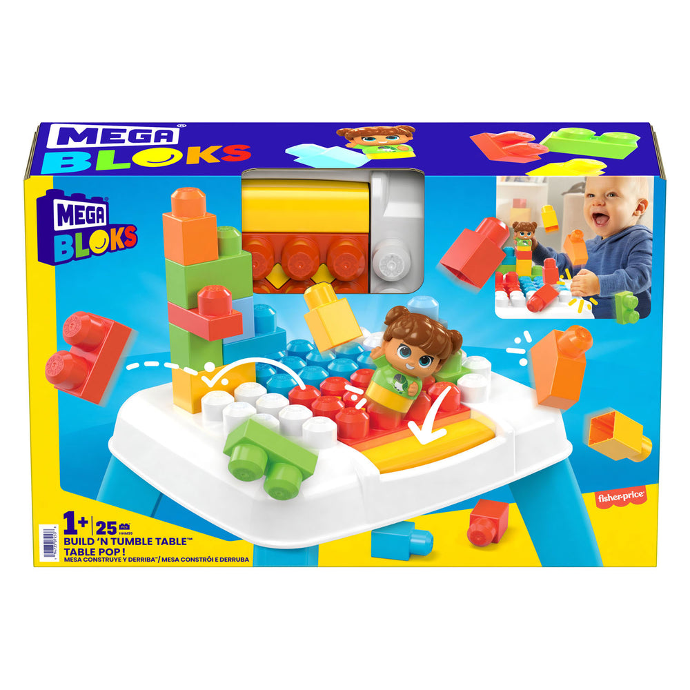 Mega Bloks - Construisez une table de construction tombante