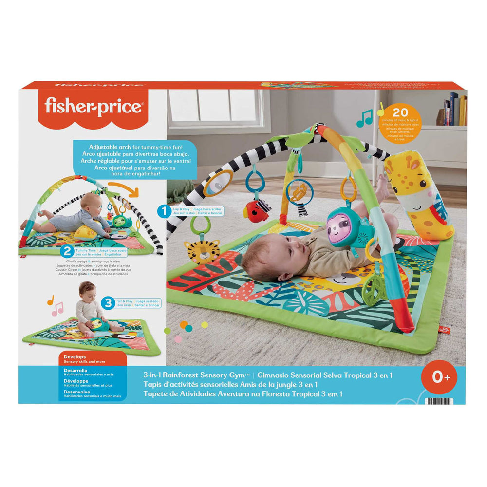 Mat de jeu pour bébé Fisher Price Rainforest, 3in1