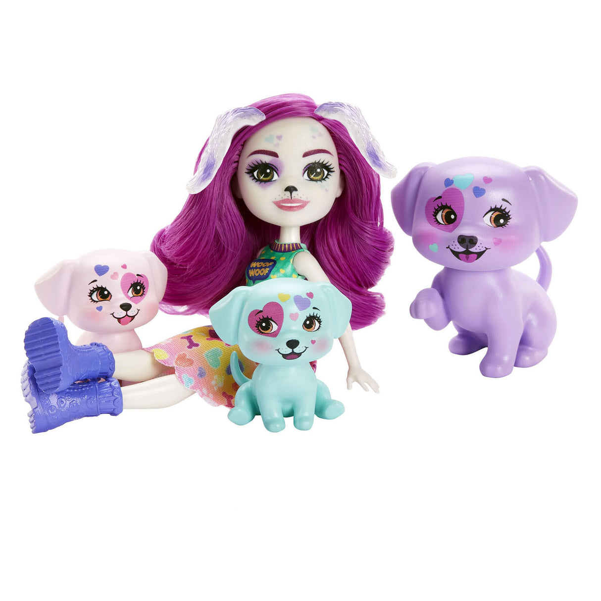 Mattel Enchantimals City Tails Pop with Animal Friends