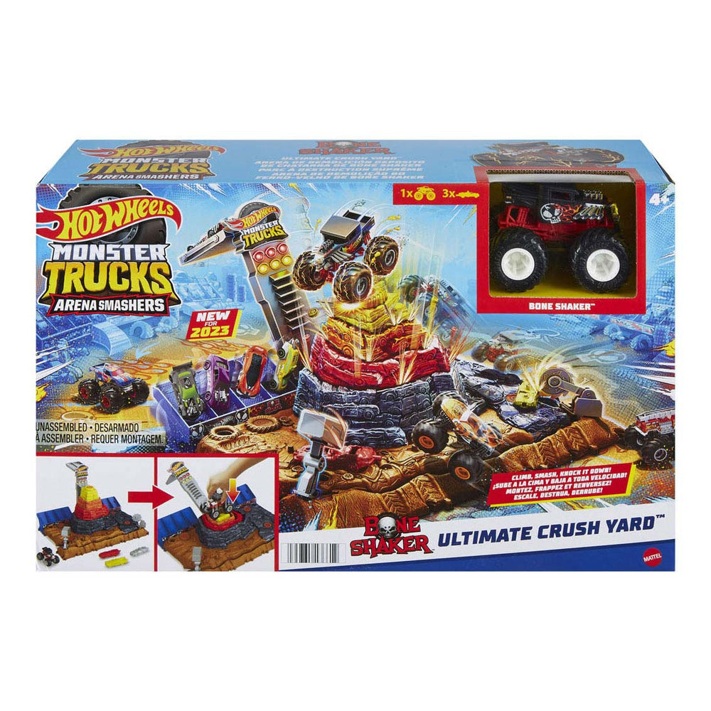 Hot Wheels Arena Smasers Main Event Bone Shakers Ultimate Crush Yard