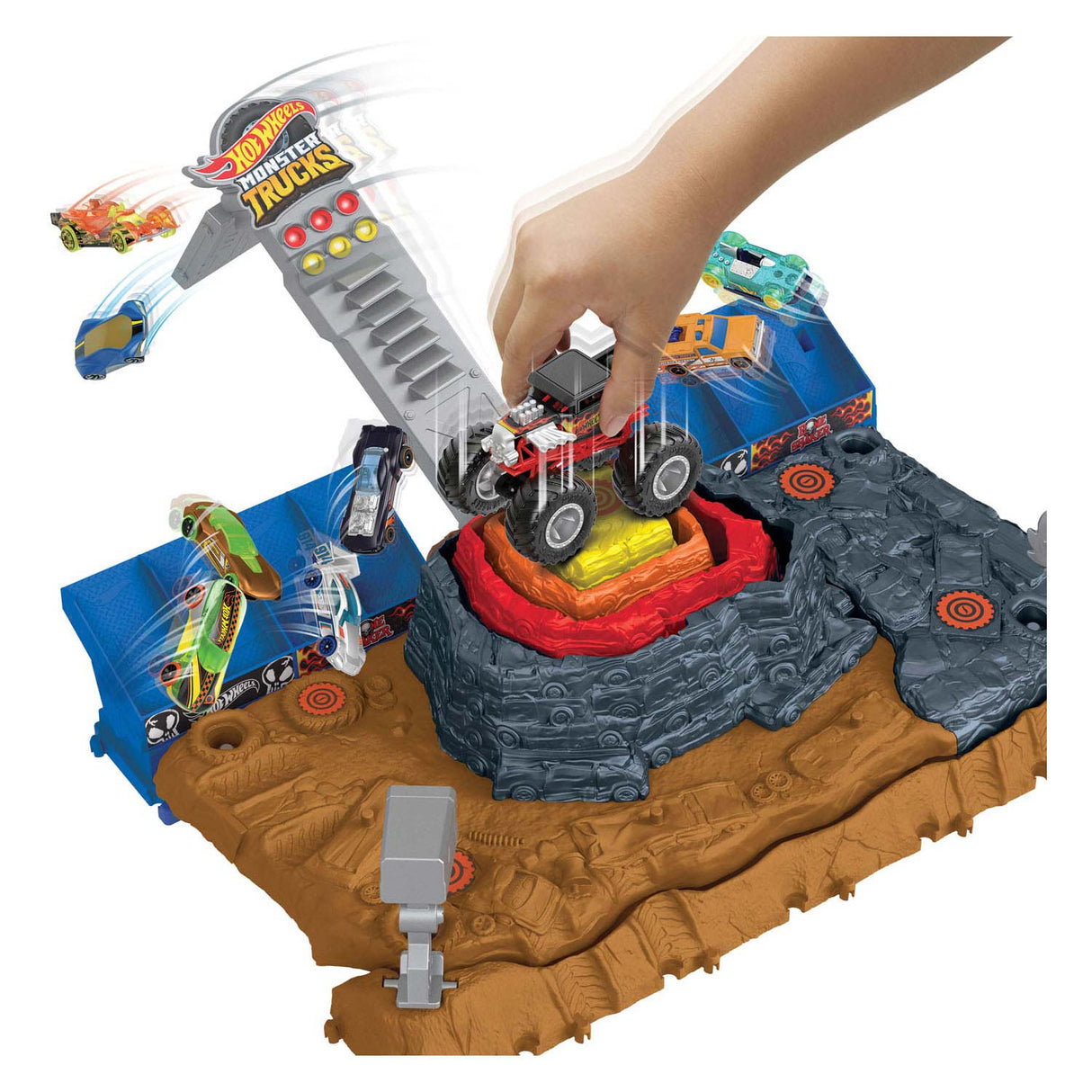 Hot Wheels Arena Smashers Principal Evento Principal O Bone Shaker's Ultimate Crush Yard