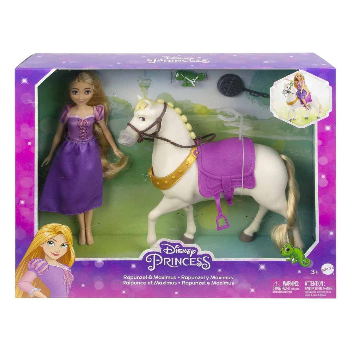 Mattel Disney Princess Doll - Rapunzel and Maximus
