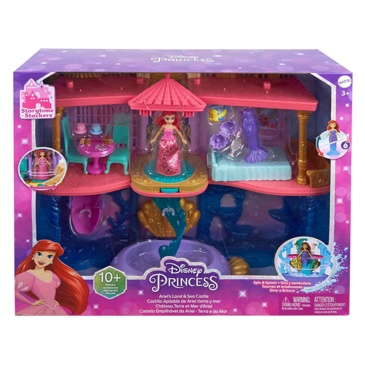 Mattel Disney Princess Artiels Land and Sea Castle Dollhouse