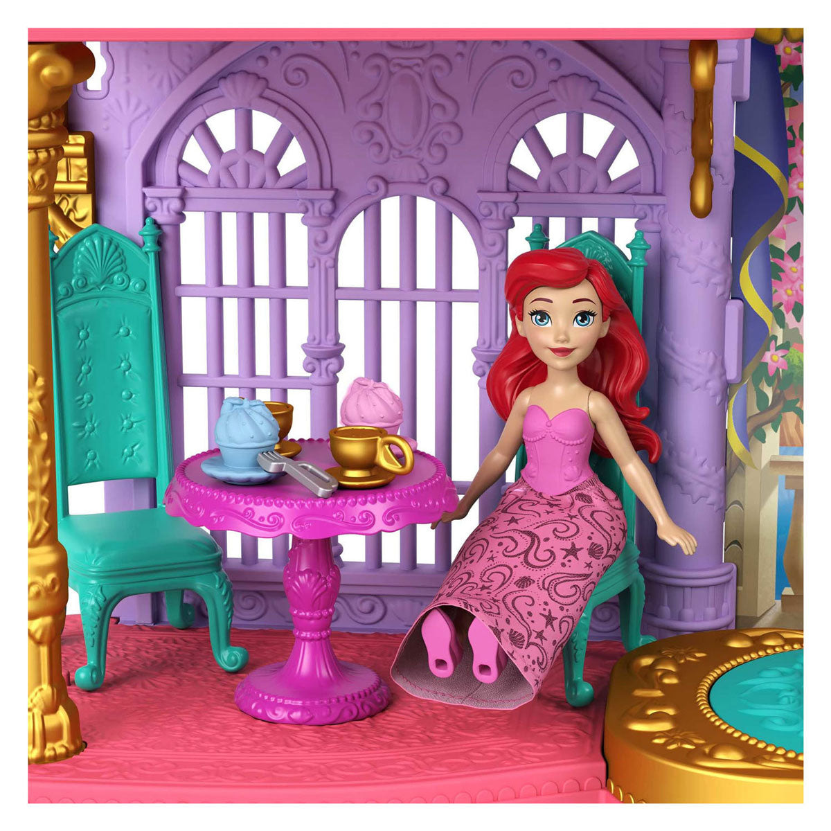 Mattel Disney Princess Artiels Land and Sea Castle Dollhouse