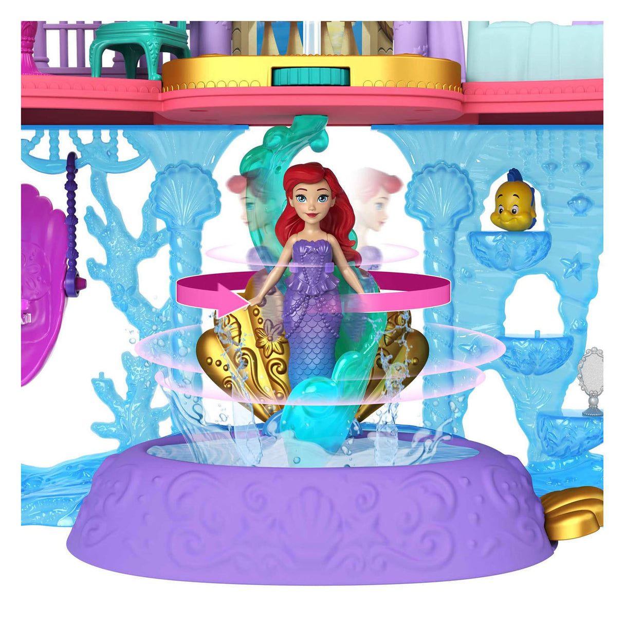 Mattel Disney Princess Artiels Land and Sea Castle Dollhouse