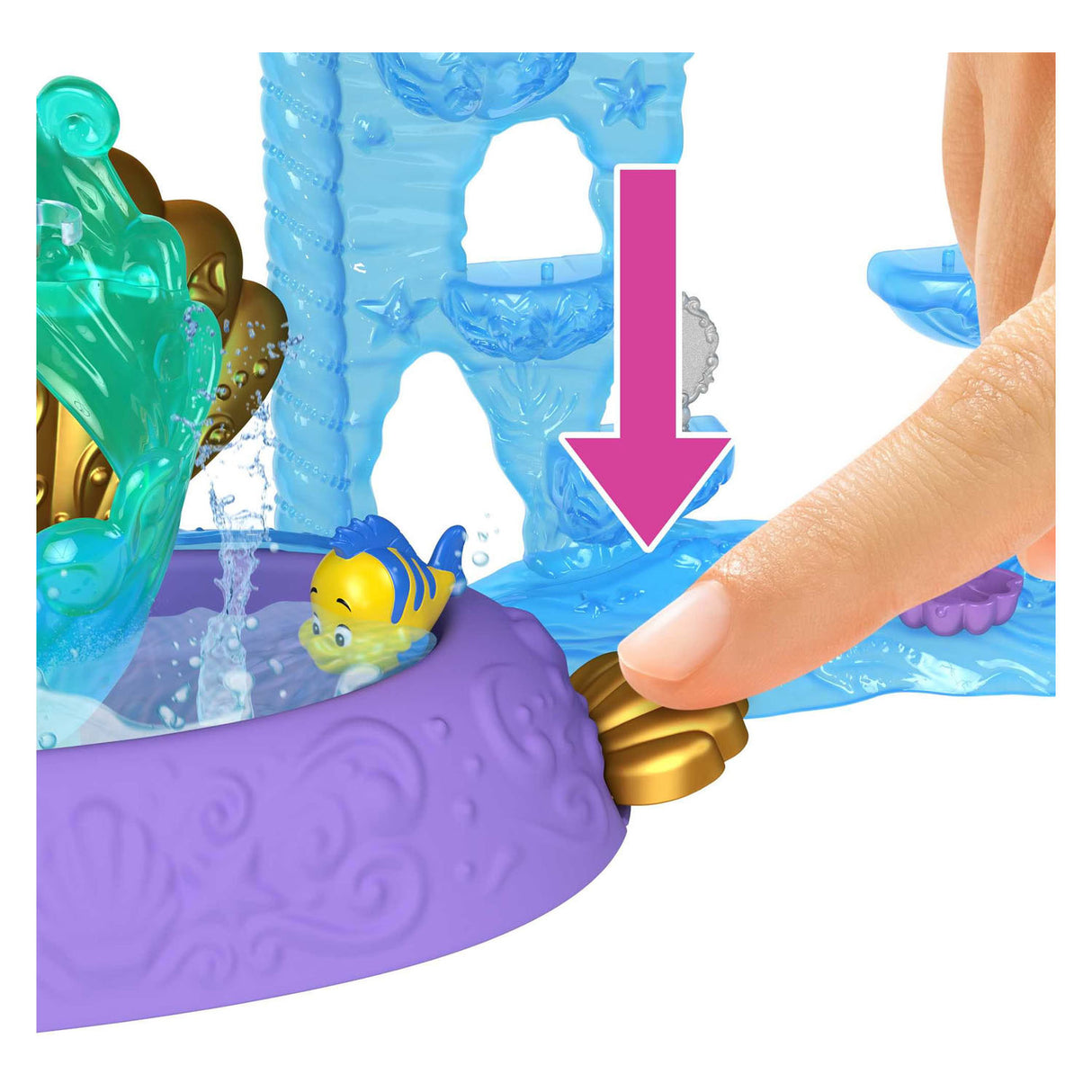 Mattel Disney Princess Artiels Land and Sea Castle Dollhouse