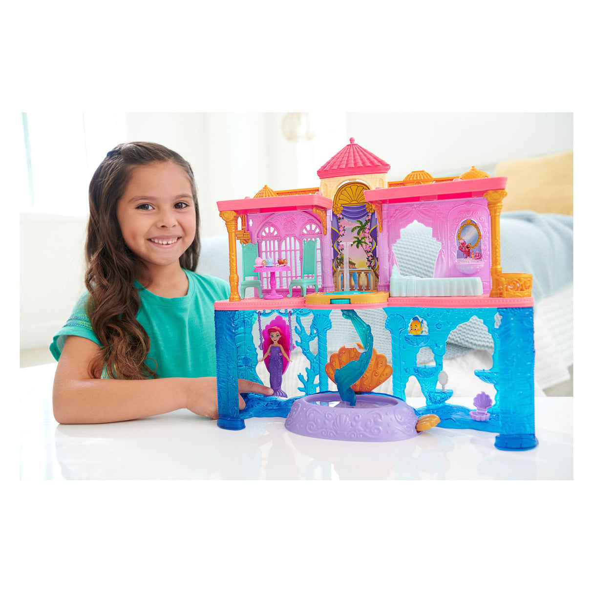 Mattel Disney Princess Artiels Land and Sea Castle Dollhouse