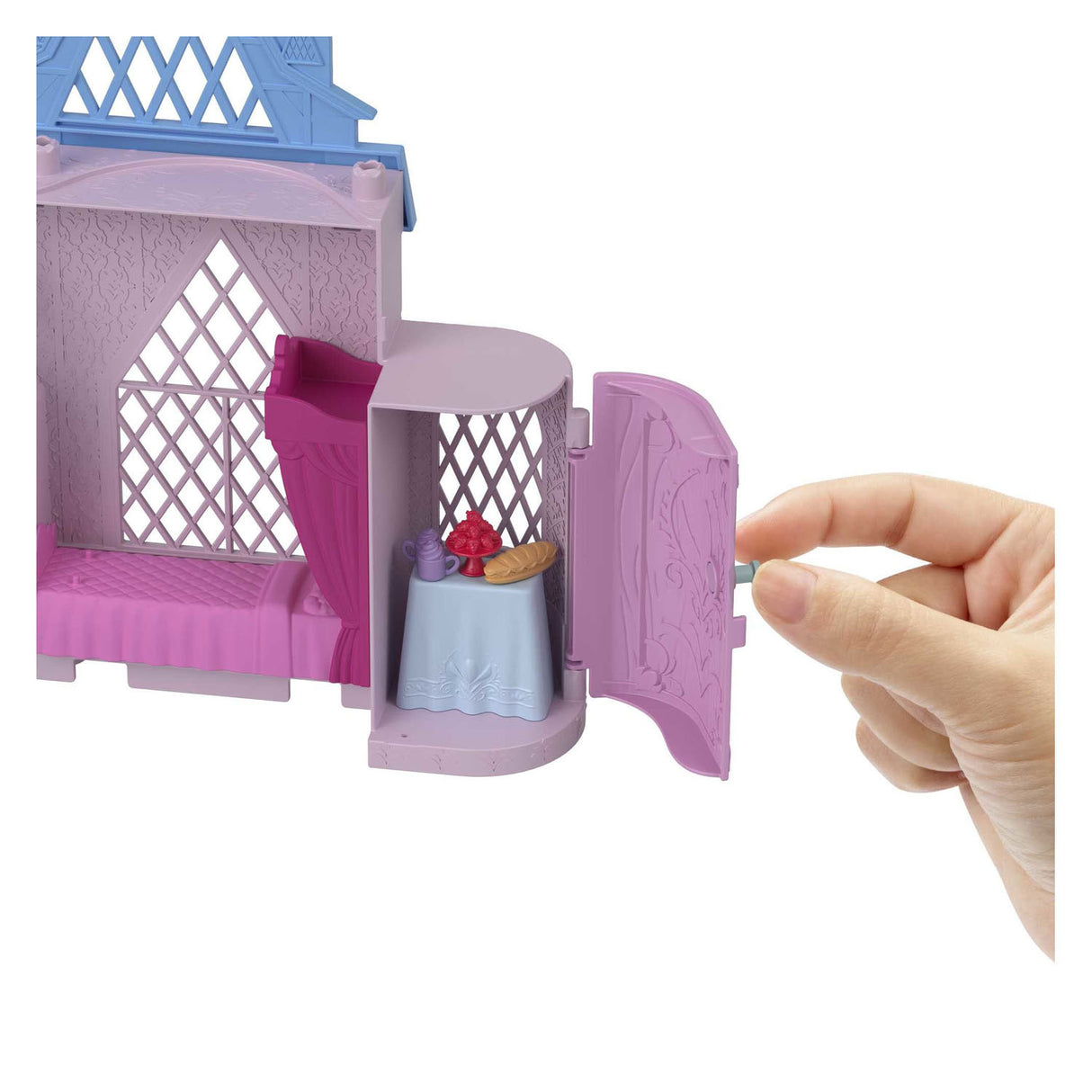 Mattel frozen story stackers anna's castle in arendelle playset