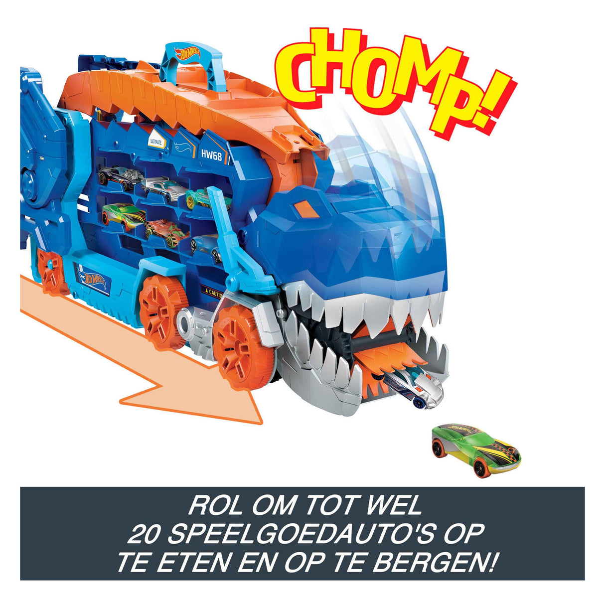 Hot Wheels City Ultimate T-Rex Transporter play set