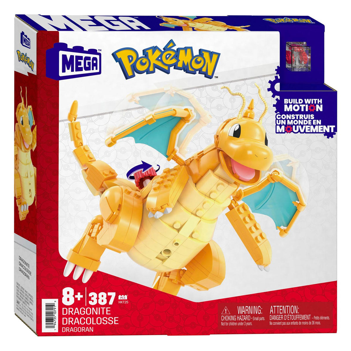 Mattel Mega Construx Building Set Dragonite