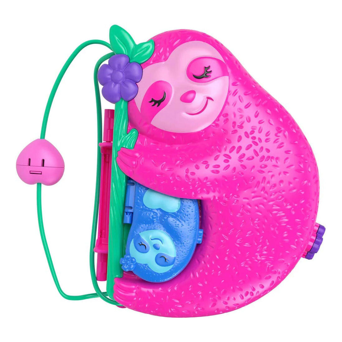 Mattel Polly Pocket Slothing Family 2-in-1 Play Play Set