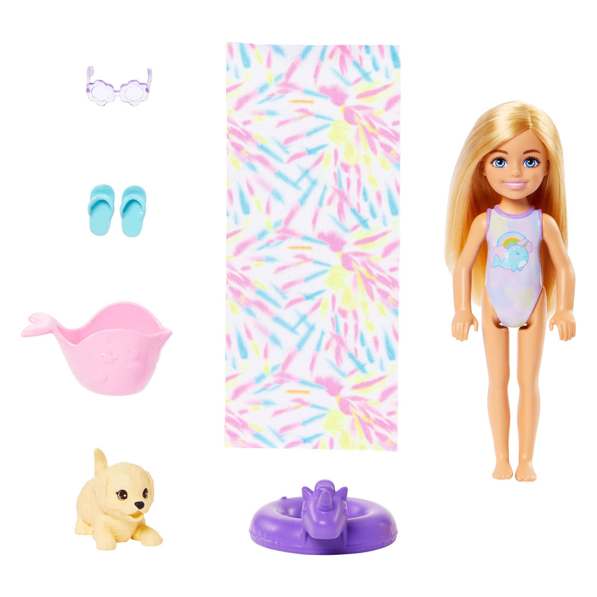 Mattel Barbie Chelsea Water Slide Play Set