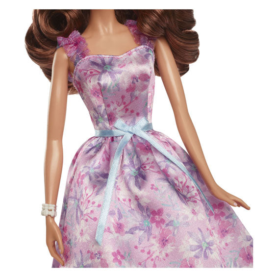 Mattel Signature doll with blond hair and black and white evening dress