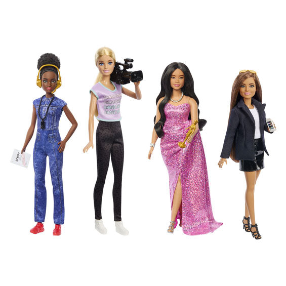 Mattel barbie carriere van het jaar vrouwen in films modepoppen