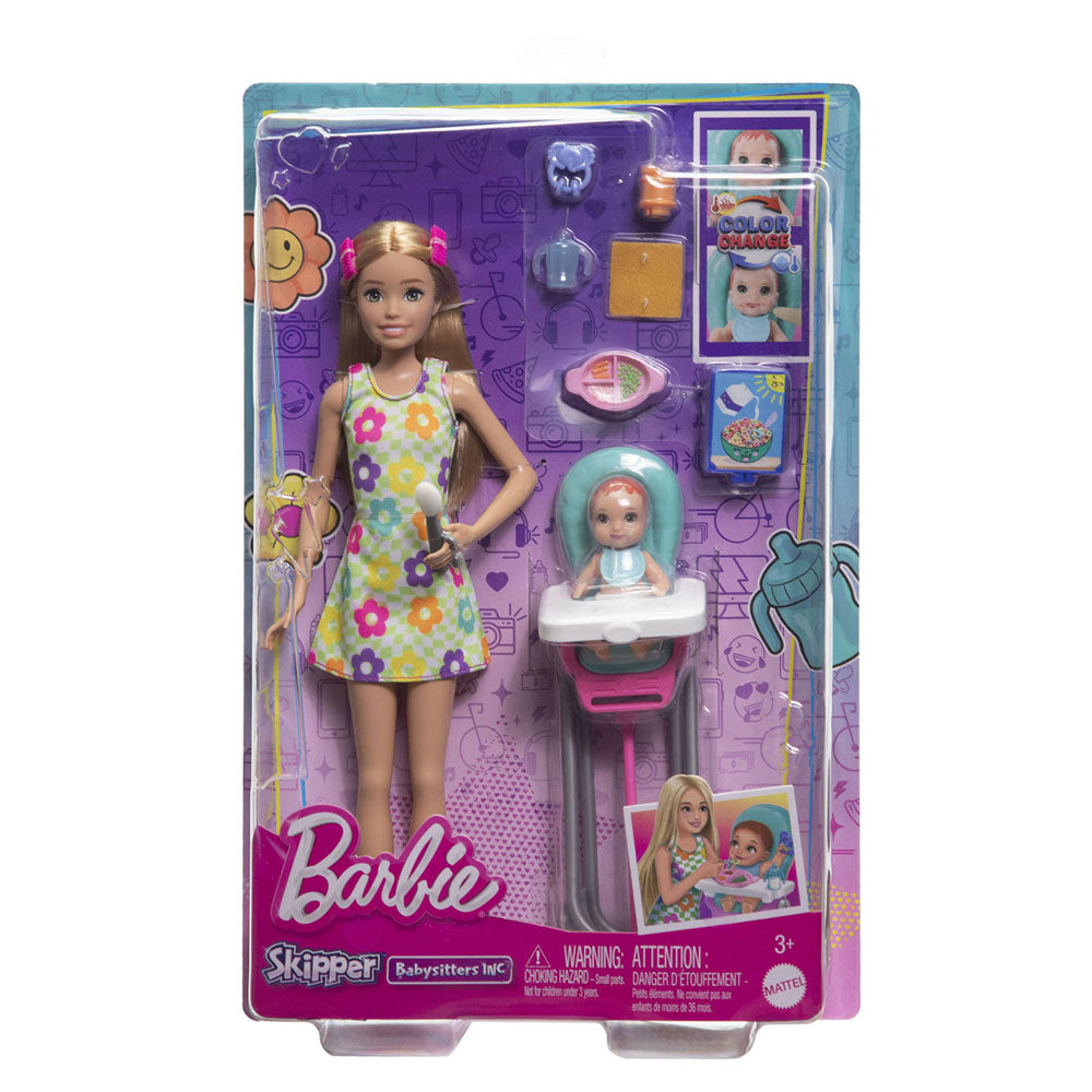 Mattel Barbie Skipper Nanny Playset