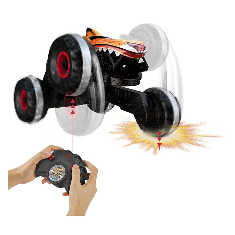 Hot Wheels RC Monster Trucks Unstoppable, Tough, Controllable Car