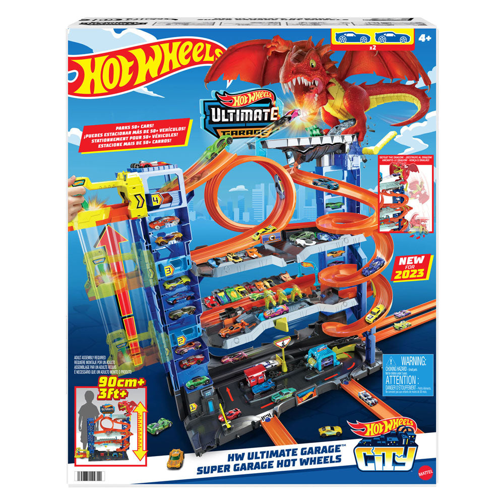 Mattel Hot Wheels City Sets Haulers City Ultimate Garag