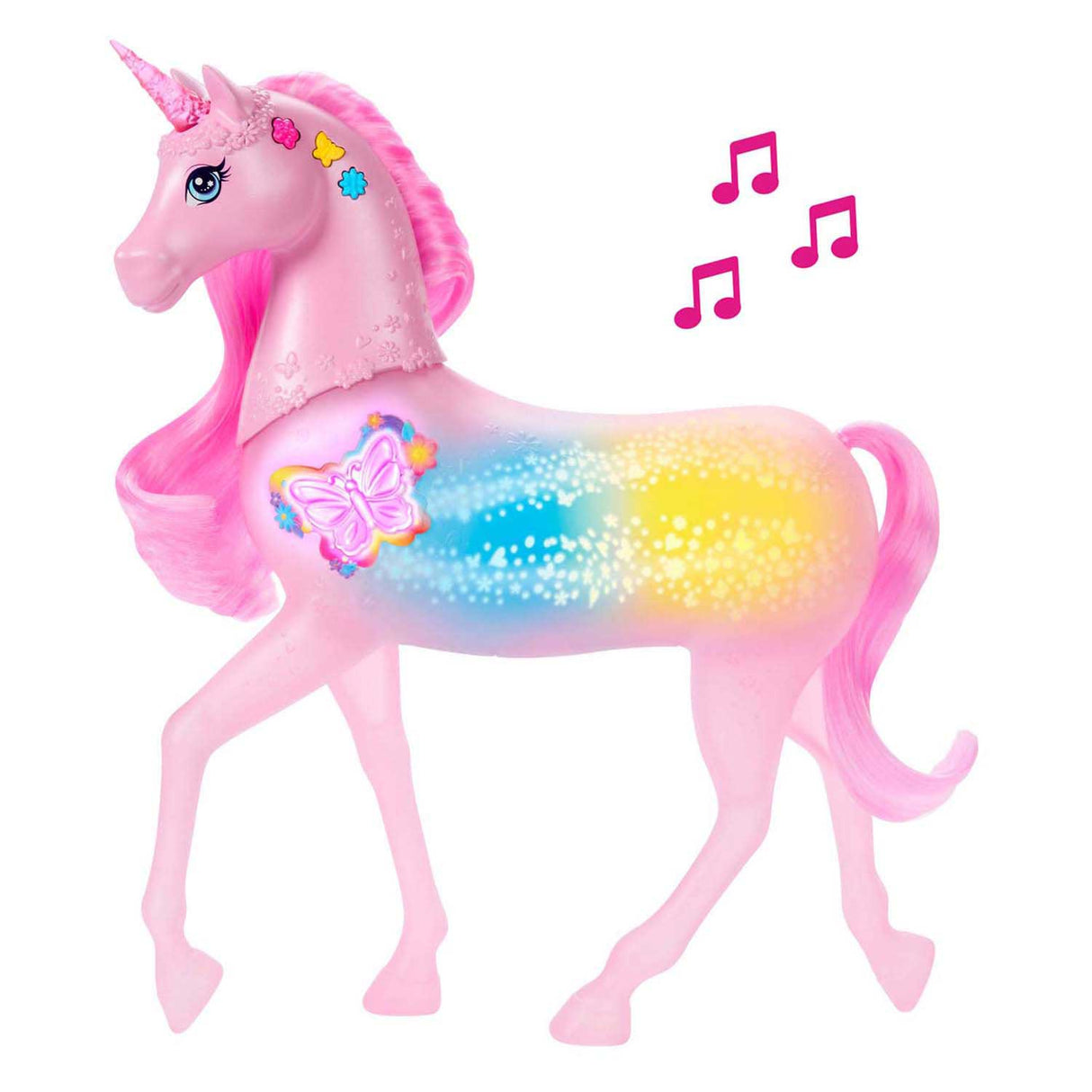 Mattel barbie eenhoorn met licht en geluid