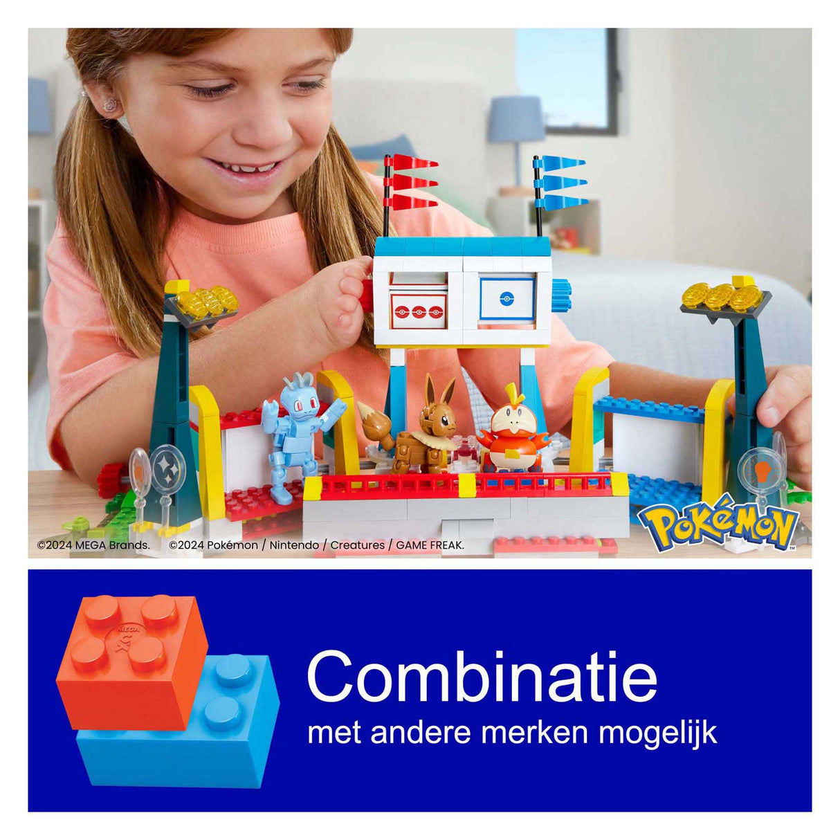 Mattel mega construx pokémon bouwset - training stadium