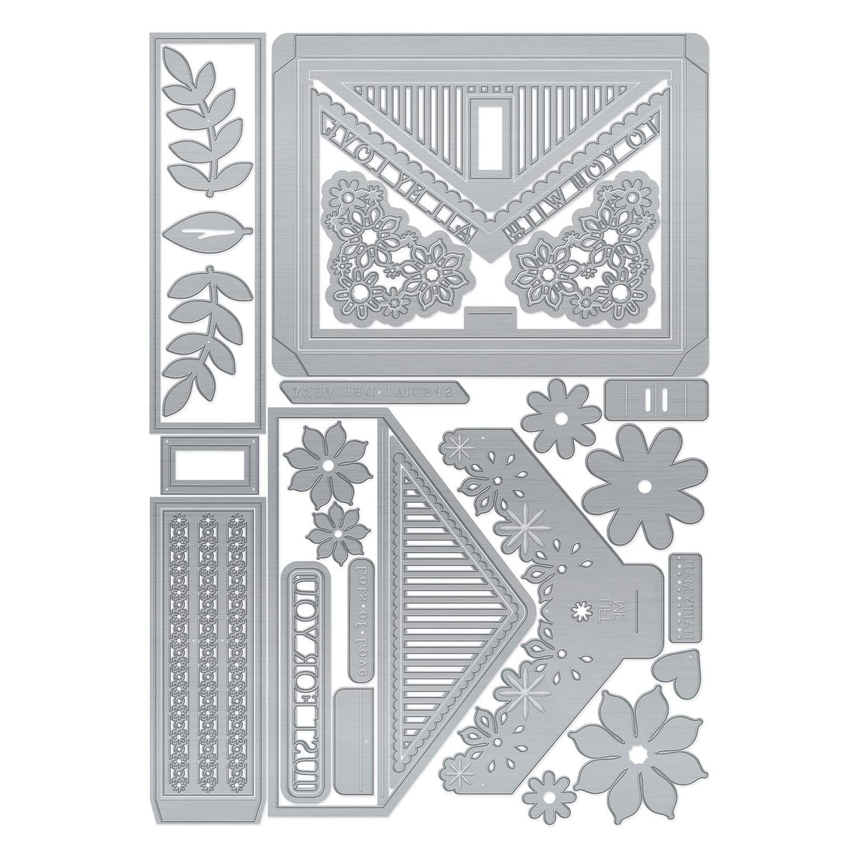 Tonic studios • dimensions die set sent with love