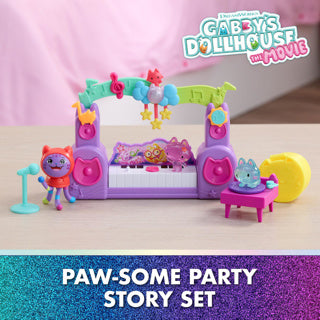 Gabby's dollhouse the movie dj catnip music playset