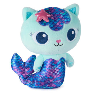 Spinmaster Gabby's Dollhouse - Deluxe Plush Mermaid Cat