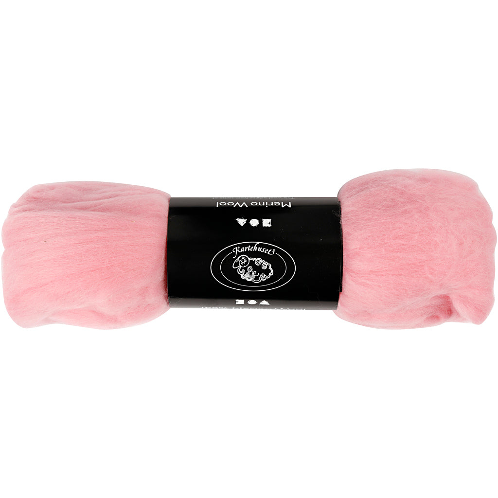 Creativ company merino wool, thickness 21 my, light red, 100 gr 1 box