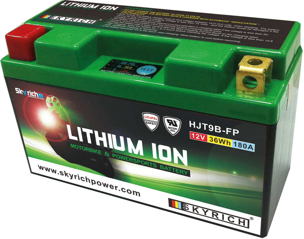 Skyrich lifepo4 batterij hjt9b-fp . battery hjt9b-fp-si lithium