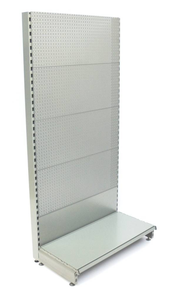 Mur de rack 1 mètre de large (détaché) 240x8x3 cm, profondeur du pied 47 16 cm