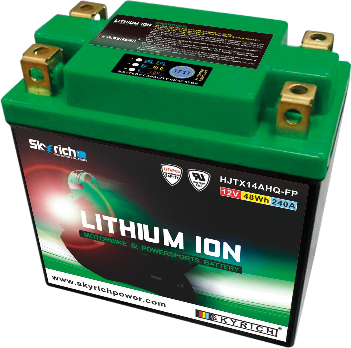 Skyrich lifepo4 batterij hjtx14ahq-fp . battery hjtx14ahl-fpq-si lithium 4-pole