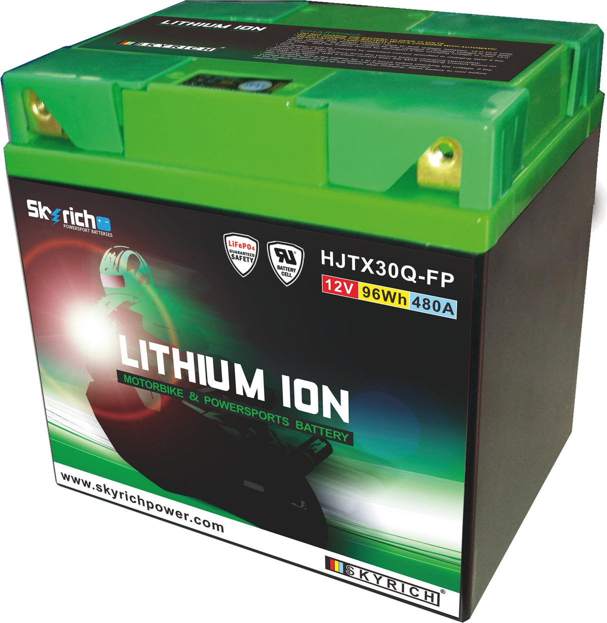 Skyrich lifepo4 batterij hjtx30q-fp . battery hjtx30-fpq-wi lithium 4-pole