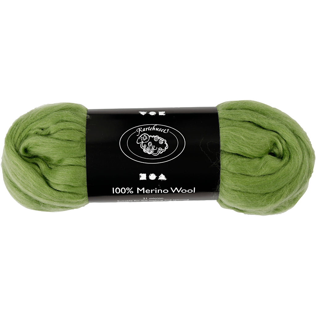 Creativ company merino wool, thickness 21 my, cactus, 100 gr 1 box