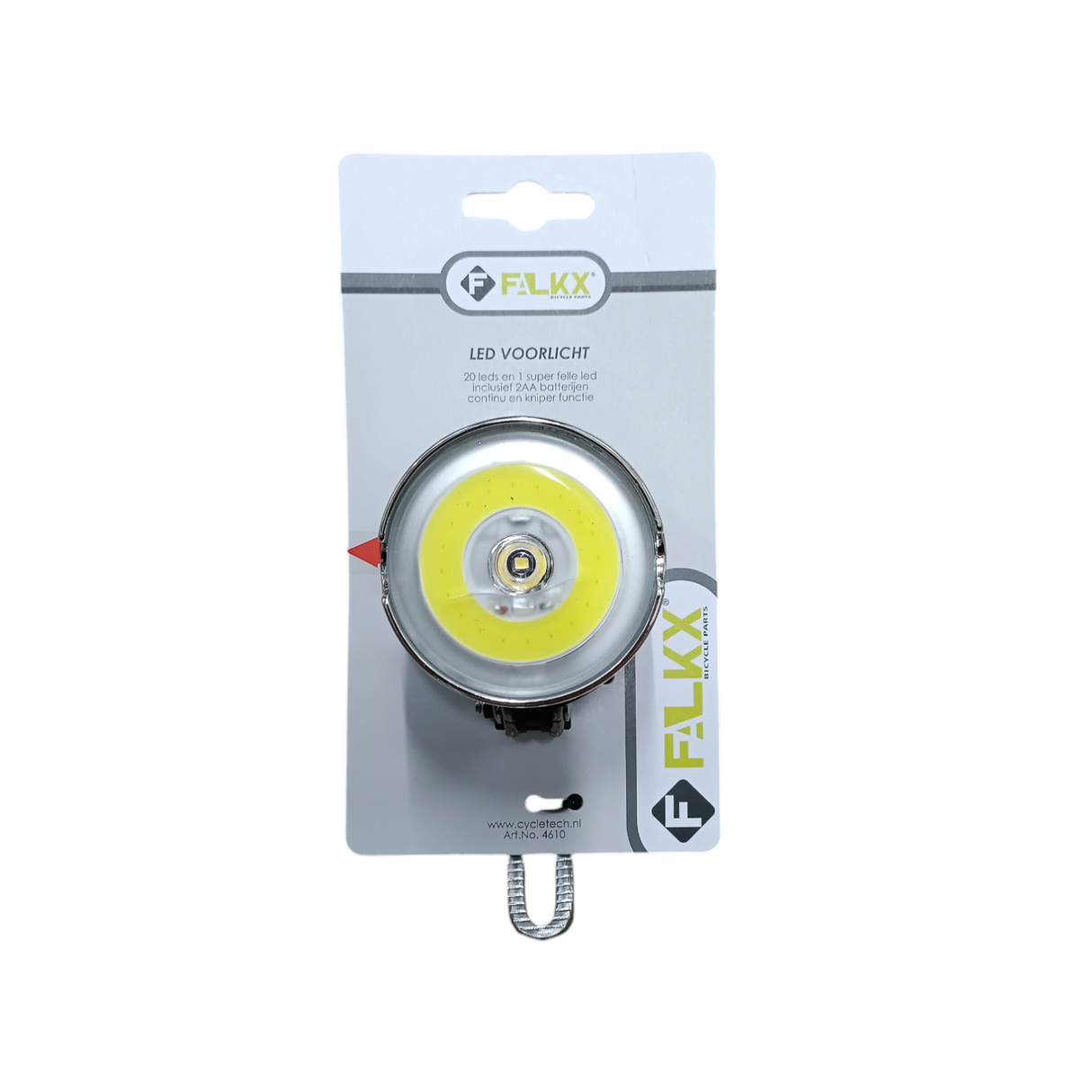 FALKX LED Headlamp. 20 small LEDs and 1 super bright LED, including batteries (hanging packaging)