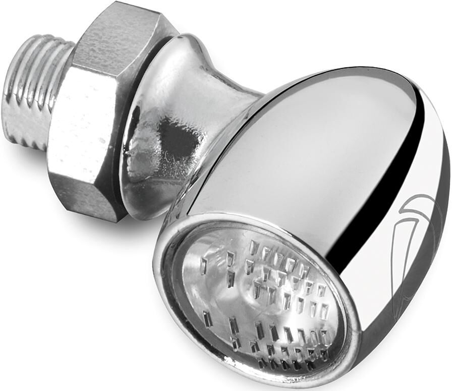 Kellermann rear brake light atto® rb, for 12 V vehicle electrical system, ECE-approved for rear use. Light KL atto rb chrome clear glass