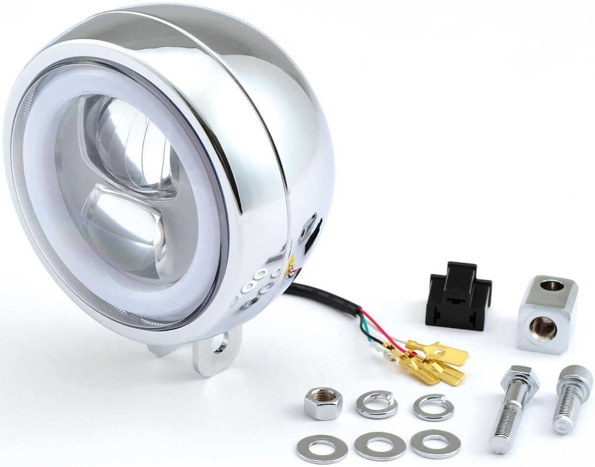 Daytona main headlight led headlights led 12mm chr, bottom