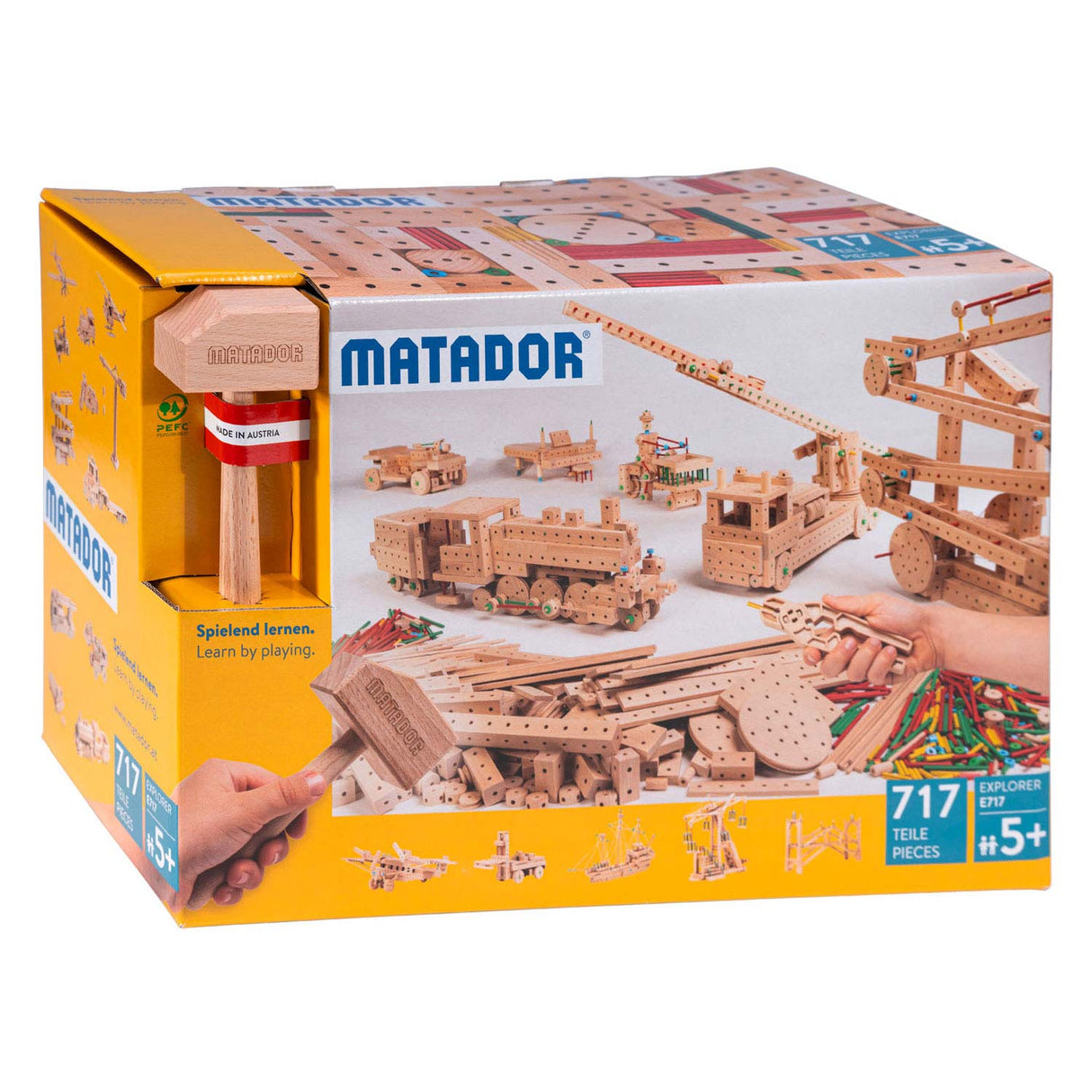 Matador Explorer E717 Set di costruzioni Hout, 717dlg.