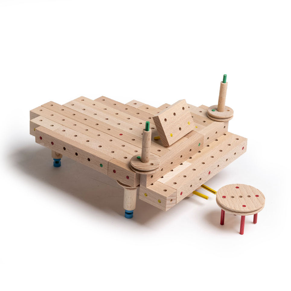 Matador Explorer E717 Set di costruzioni Hout, 717dlg.