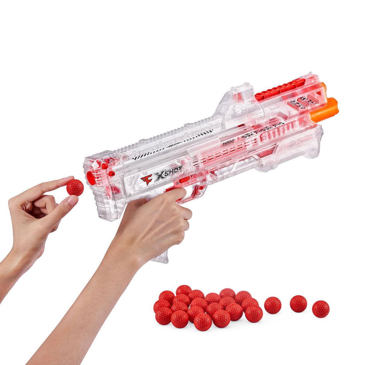 Zuru X-Shot Chaos Faze Rogequit mat 24 Dartballs