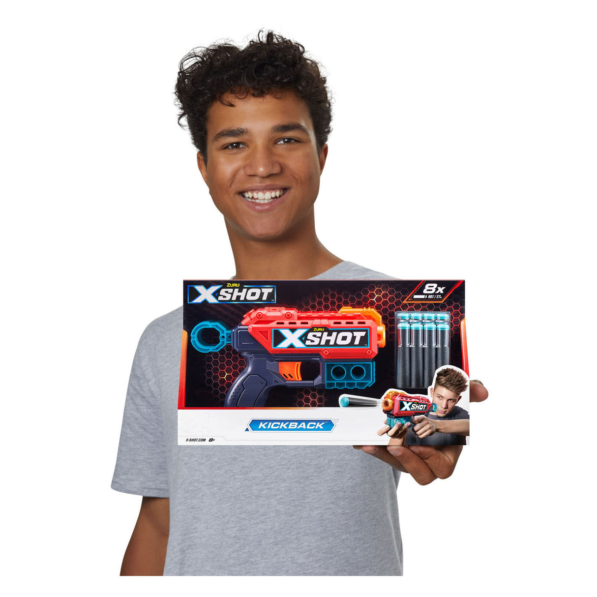 Zuru x-shot kickback with 8 darts